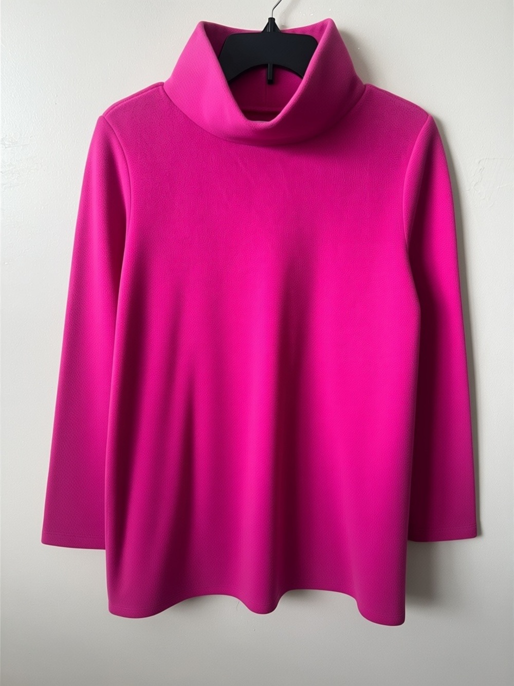 Southwind Apparel Acadia Fleece Top Pink Cowl Neck Pockets XS NWT